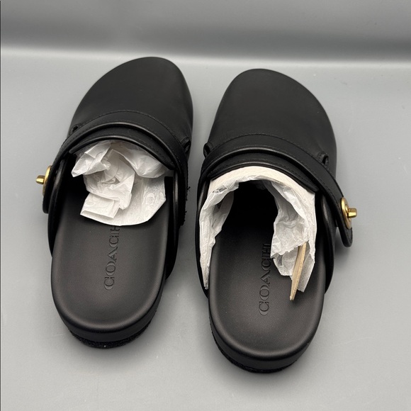 COACH Women's Blake Turnbuckle Clog Flats - Picture 3 of 4